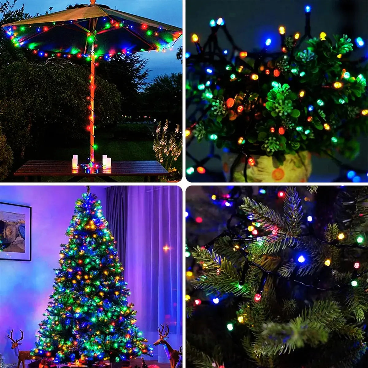 Luces Navidad Solar - 25 Metros