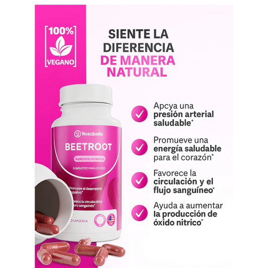 REMOLACHA MAX- Recupera tu energía, fuerza y vitalidad.