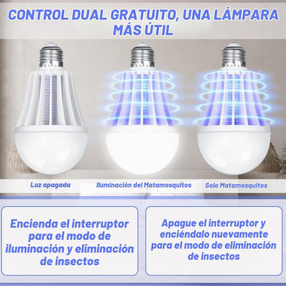 Bombillo MataMosquito 2 En 1