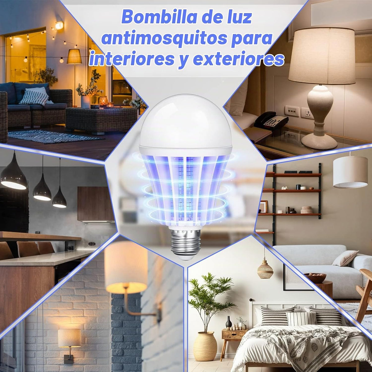 Bombillo MataMosquito 2 En 1