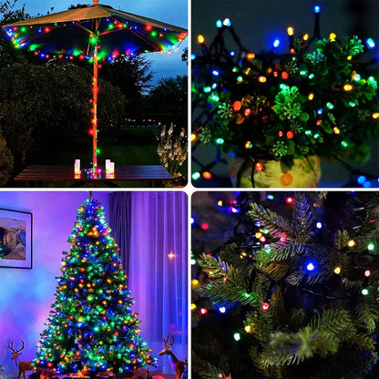 Luces Navidad Solar - 25 Metros