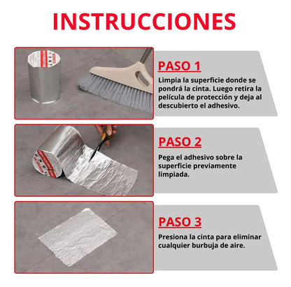 Cinta Impermeabilizante | No más goteras Ni filtraciones de agua