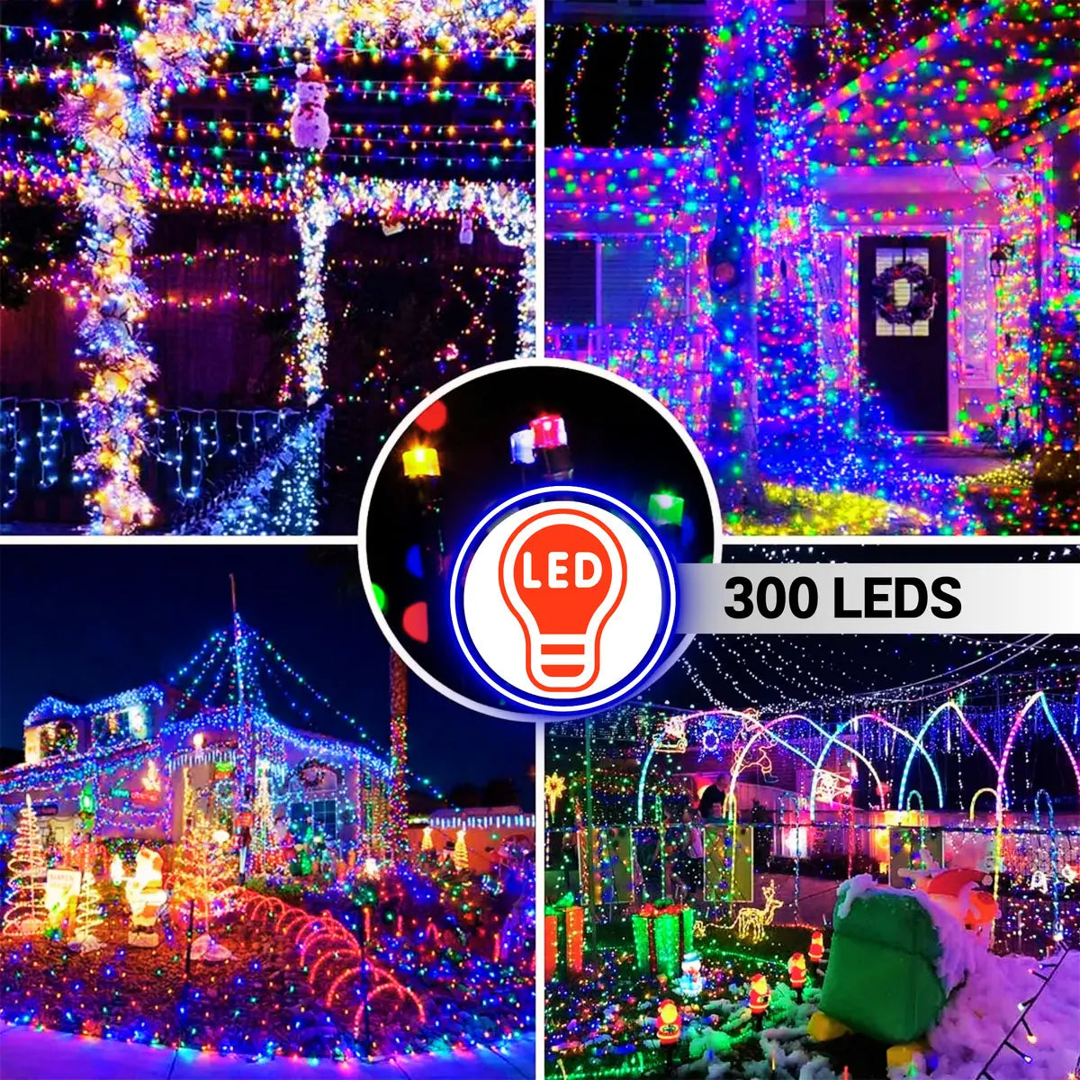 Luces Navidad Solar - 25 Metros
