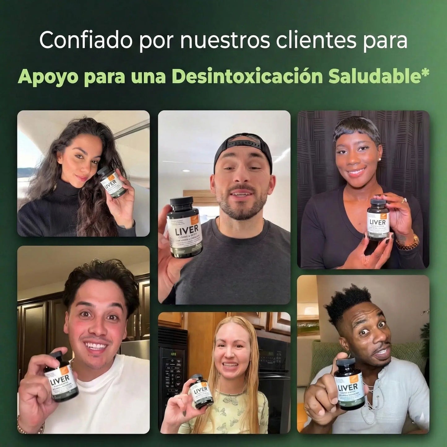 LIVER DETOX: Destruye el Hígado Graso. Elimina el Mal Aliento Desde la Raíz y Recupera tu Seguridad (70 Cápsulas)