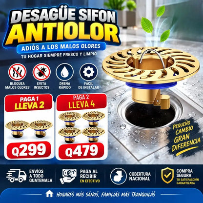 DESAGÜE SIFON ANTIOLOR PAGAS 1 LLEVAS 2