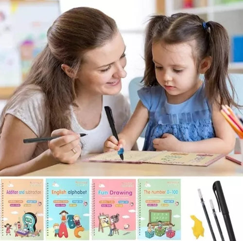 Cuadernos Magicos X4 und - Escribe, borra y aprende sin límites