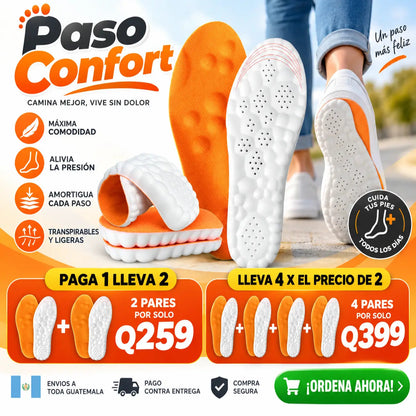 PASO CONFORT PAGAS 1 PAR RECIBES 2