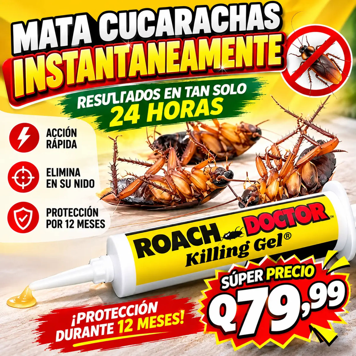 ROACH DOCTOR - La solución para Matar Cucarachas en menos de 24 Horas