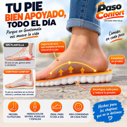 PASO CONFORT PAGAS 1 PAR RECIBES 2