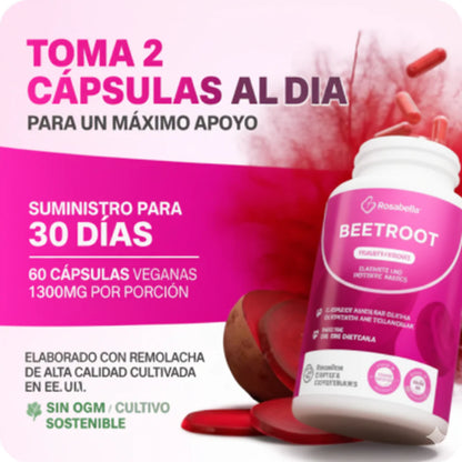 REMOLACHA MAX- Recupera tu energía, fuerza y vitalidad.