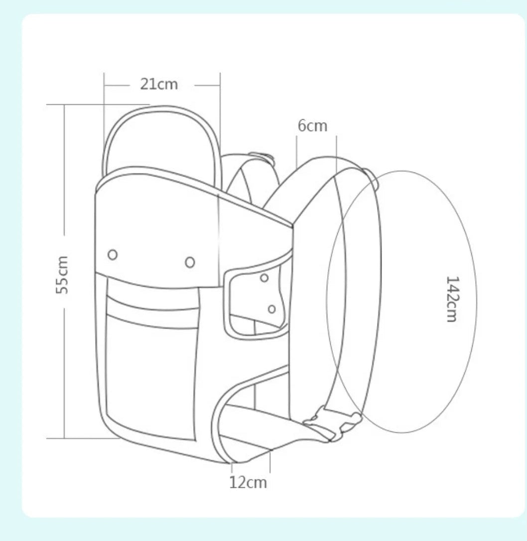 BABY CARRIER- Comodidad y Soporte para ti y tu bebé | Color Gris UniTalla